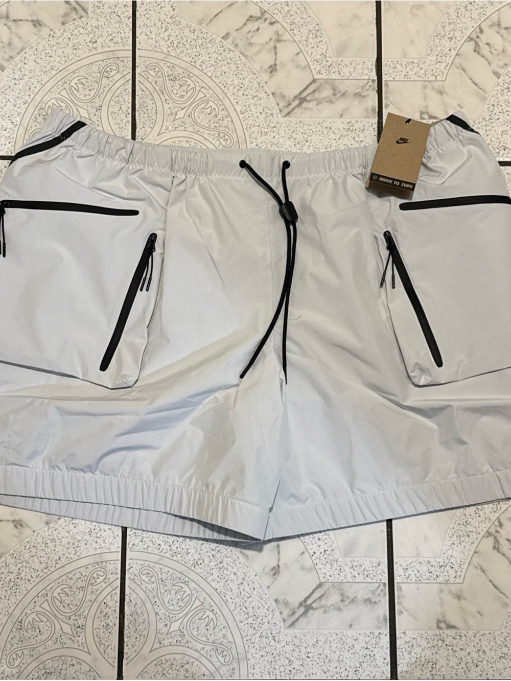 New Nike Tech Super Lightweight Shorts Summit Gray Men’s Size XXL HJ2946-121